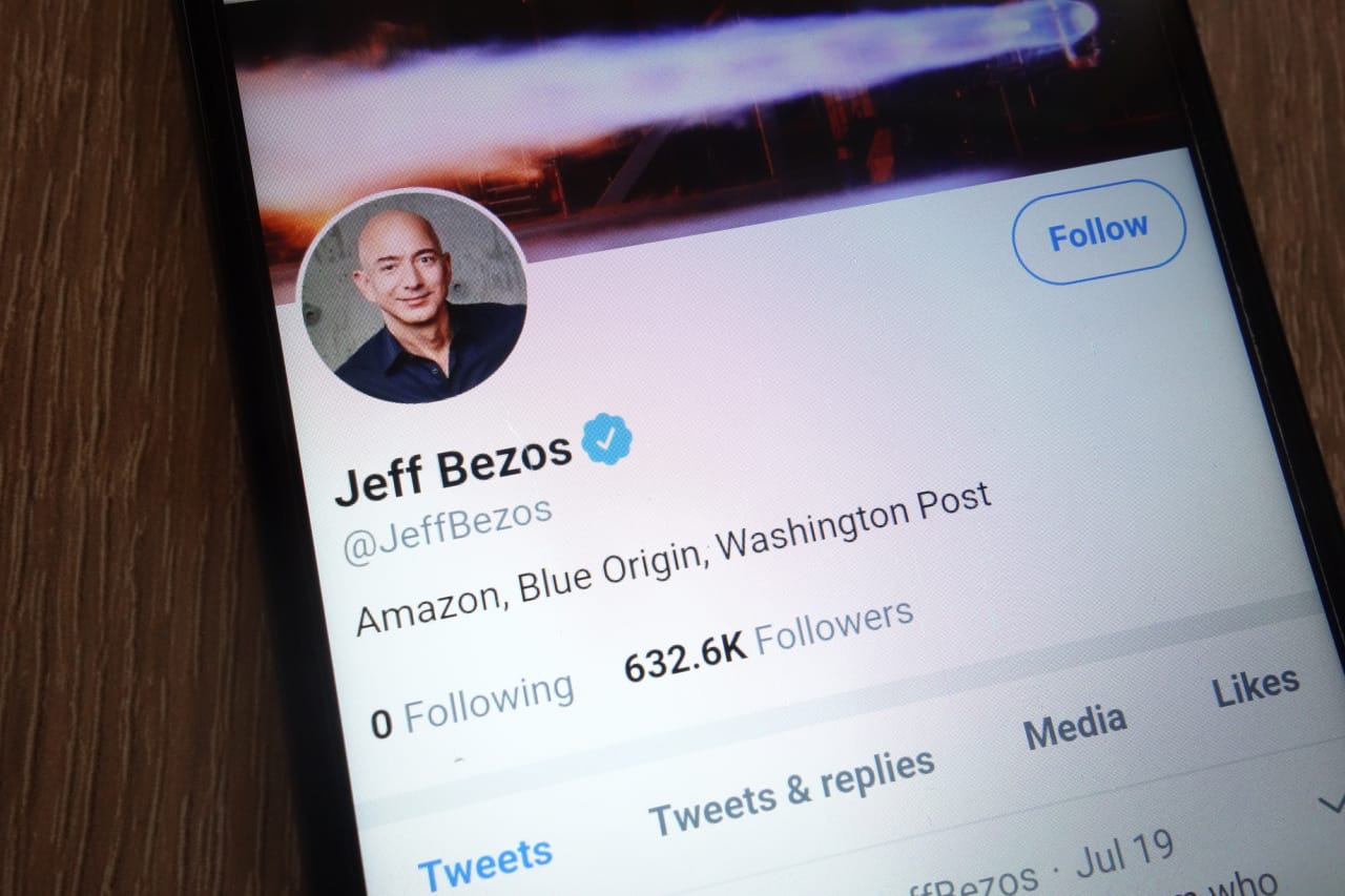 Account Twitter di Jeff Bezos
