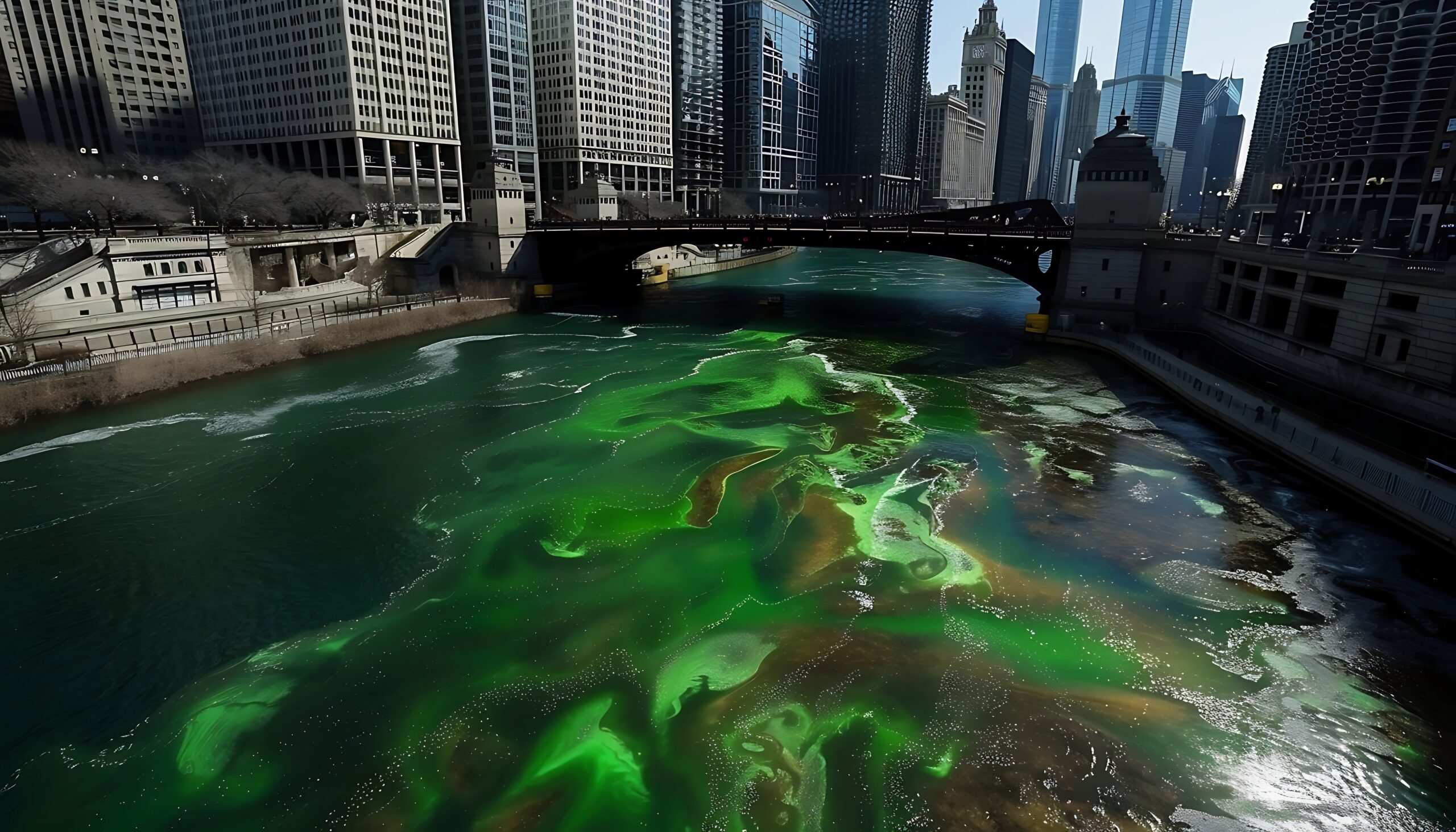 Il Fenomeno del “Slime” Verde Scioccante che Sbolliva dalle Fogne di New York la Scorsa Settimana