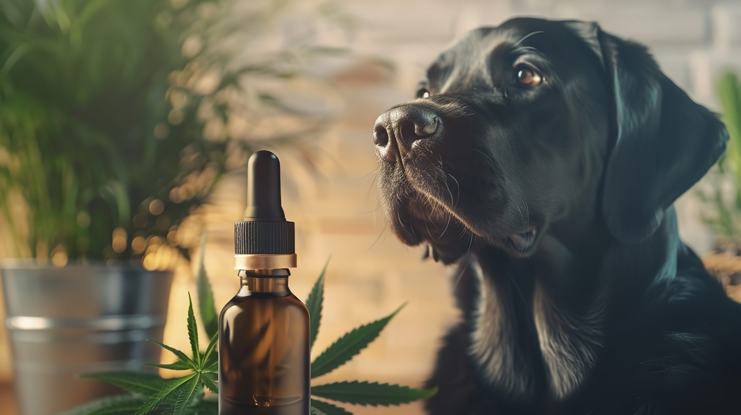 Cane con disturbo autoimmune della pelle curato con successo con olio di cannabis