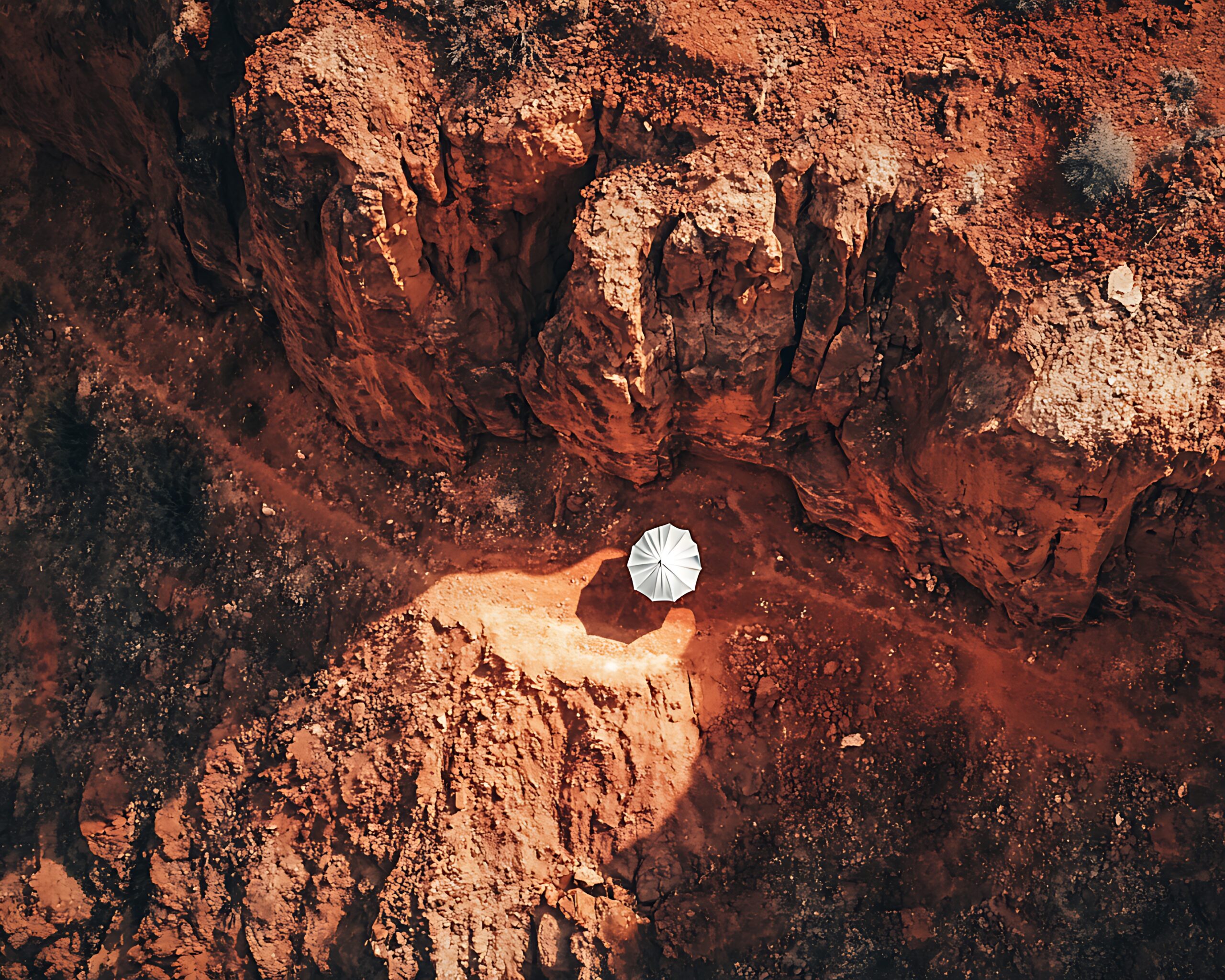 Roccia marziana con una sorprendente scoperta