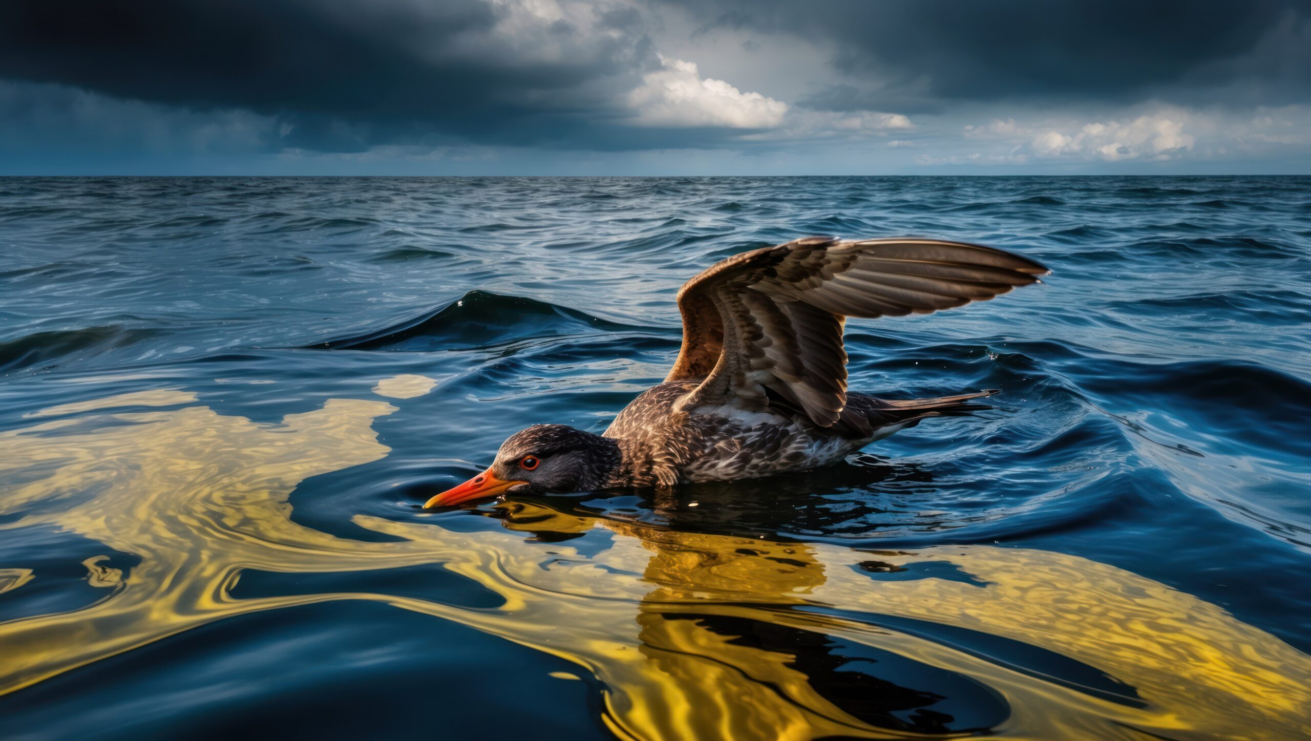 Aquila di mare salvata vicino al Parco Nazionale del Missouri. Non era ferita, solo troppo grassa per volare