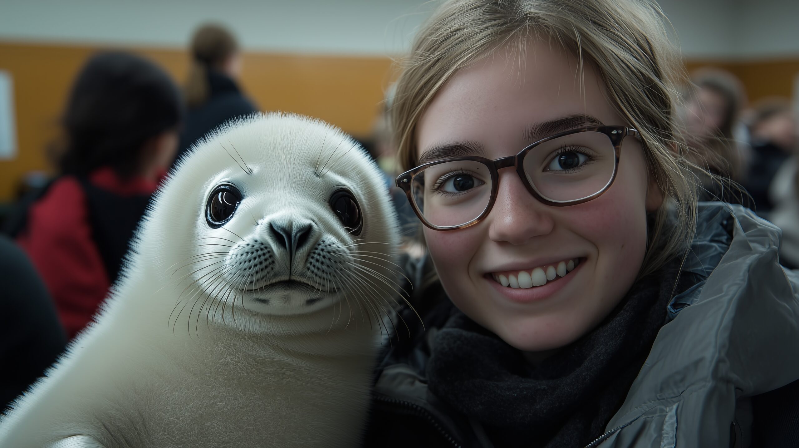 Guarda il video di una foca grigia che dà alla luce un adorabile ...